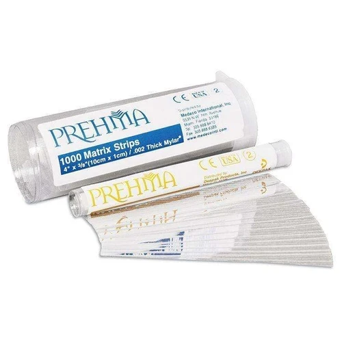 Prehma Mylar Strips, Clear, (0.002 gauge/ 60 microns thick) 4' x 3/8'