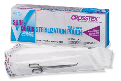 Sure-Check Sterilization Pouches 2.75" x 9" 200/Box