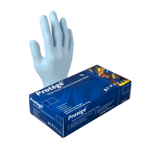 Protege Nitrile Gloves Powder Free, 100/Box