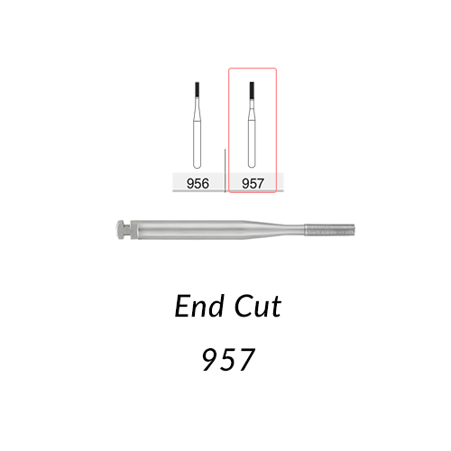 SS White Carbide Burs. RA-957 End Cut. 10 Pcs.