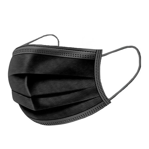 Black Ear Loop Safety Masks 50/Box