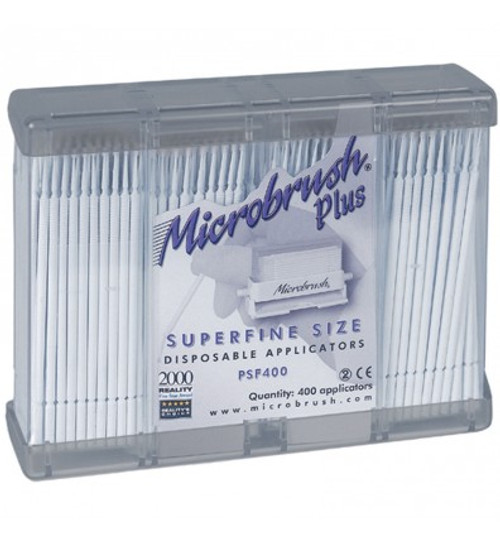 MicroBrush Plus Refill, Super Fine, White 400/Pk