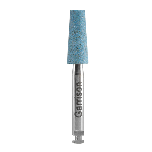 eZr Blue Coarse Grit Flat End Taper Grinder, 5 Pieces