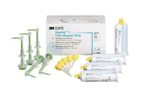 3M Imprint 3 Ultra-Regular Body VPS Impression Material Refill, 36956, 4 x 50mL