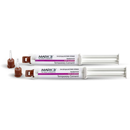 Temporary Cement NE Automix Syringe 5ml. 2/bx. + 20 Mixing Tips