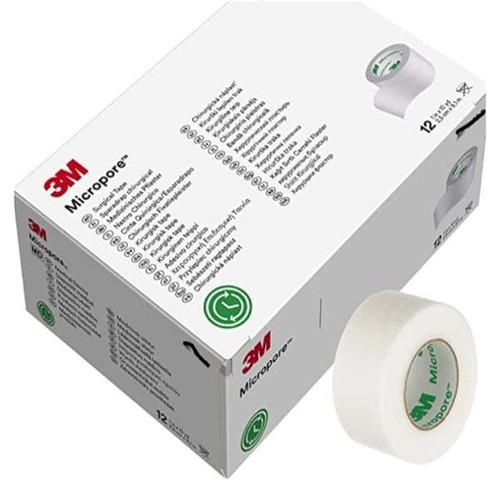 Micropore Tape Paper .5"x10yd White Non-Sterile 24/Box