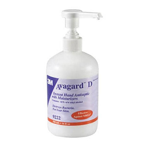 Avagard D Antiseptic Gel Hand Sanitizer 500 mL w/ Pump Bottle Fragrance Free