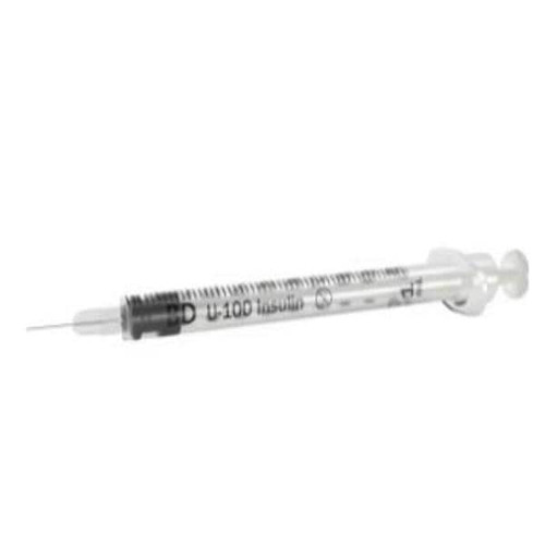 BD Syringe Insulin 1.0mL 30Gx5/16" Conventional 100/Box