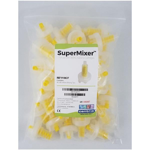 SuperMixer Mixing Tips Yellow 40/Pk