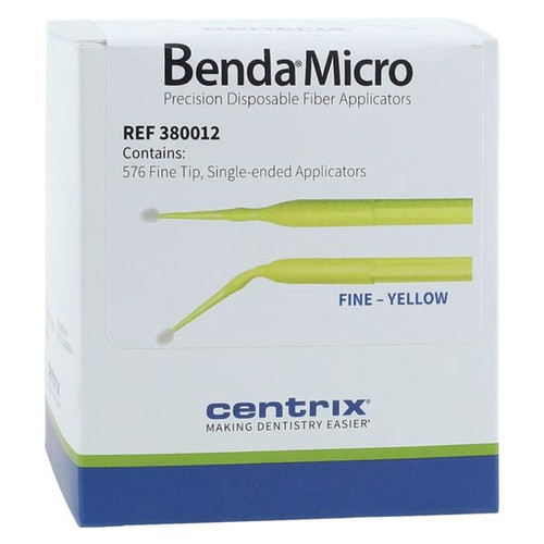 Benda Micro Bendable Micro Applicator Yellow 576/Box