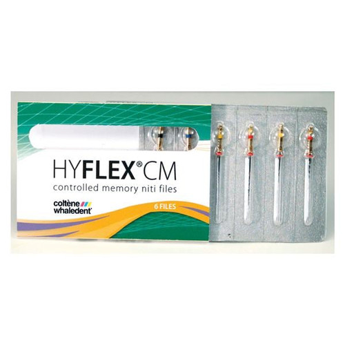 Hyflex CM Rotary File 31 mm Size 15-35 Nickel Titanium Assorted 6/Pk