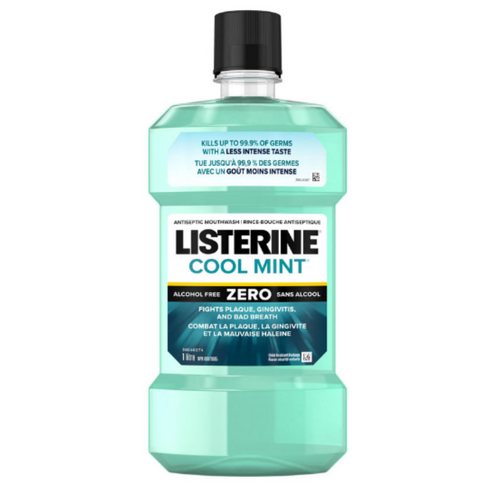 Listerine Cool Mint Zero Antiseptic Mouthwash, Alcohol Free 1L