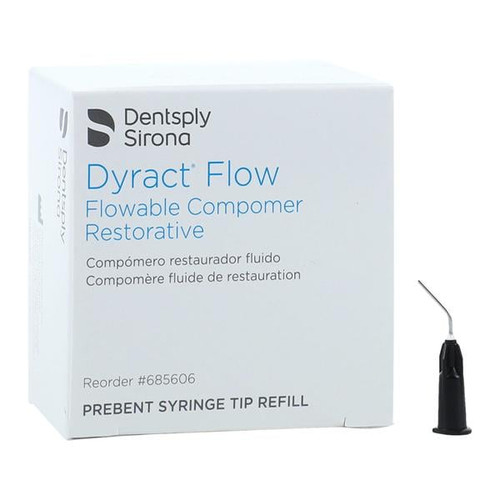Dyractflow Prebent Syringe Tips Black