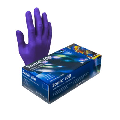 Sonic 100 Gloves Nitrile PF, 100/Box