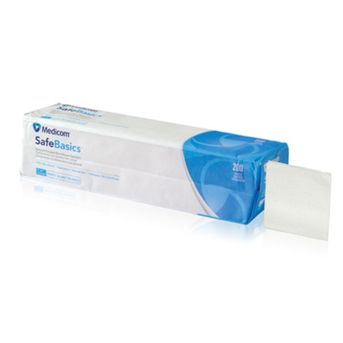 SafeBasics General Purpose Non-Woven Sponges, 2x2, 4 Ply, 5000/Case