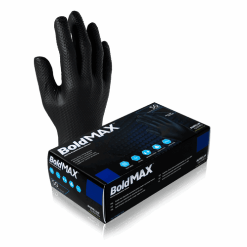 BoldMAX Nitrile Powder Free Gloves, 100/Box