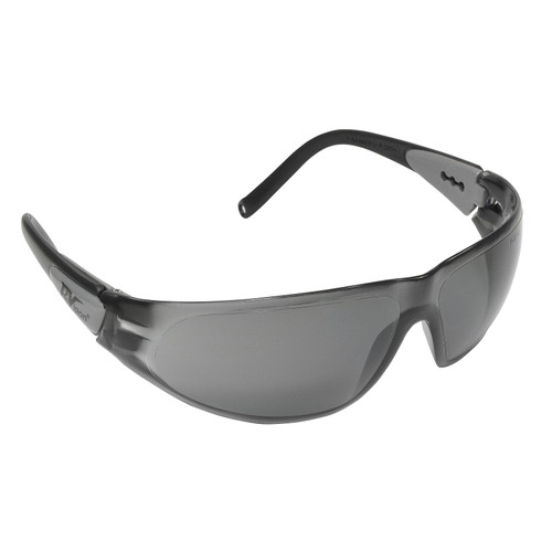 Contour Wrap Eyewear, Black Frame, Grey Lens