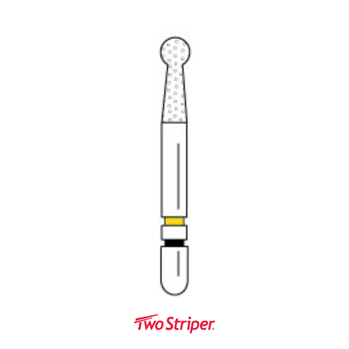 Two Striper Ztech Diamond Bur Friction Grip, 125NZX, 3/Pack