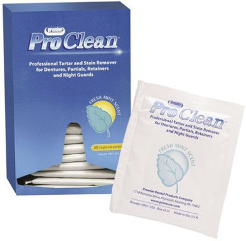 Pro Clean Tartar & Stain Remover 25/Box