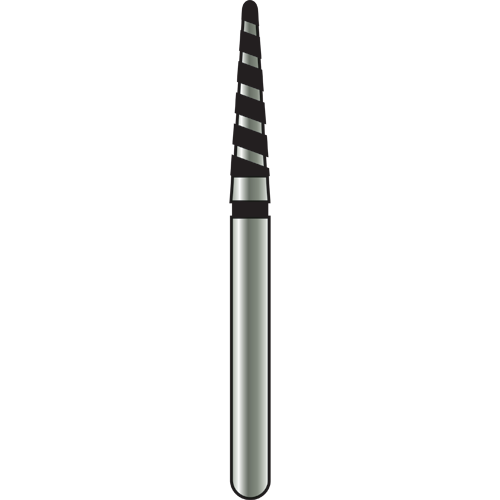 Alpen X1 Single Use Diamond Round End Taper 856-314-016-8.00-TC FG, 25 pcs