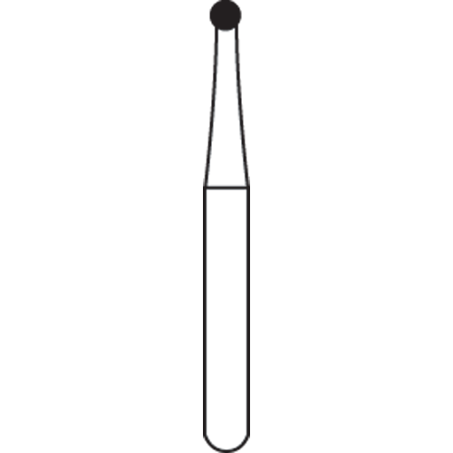 Alpen Carbide Bur 4-204-1.40 Round, 10 pcs