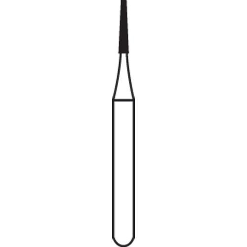 Alpen Carbide Bur 169L-104-0.90-5.50 Tapered Fissure, 10 pcs