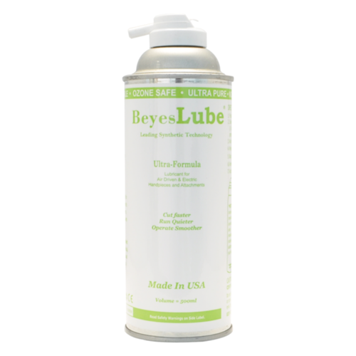 BeyesLUBE Aerosol Lubricant, For Turbines & Electric Handpieces, 500 mL