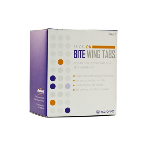 Bite Wing Tabs, Stick-on bite wing tabs, 500/Box