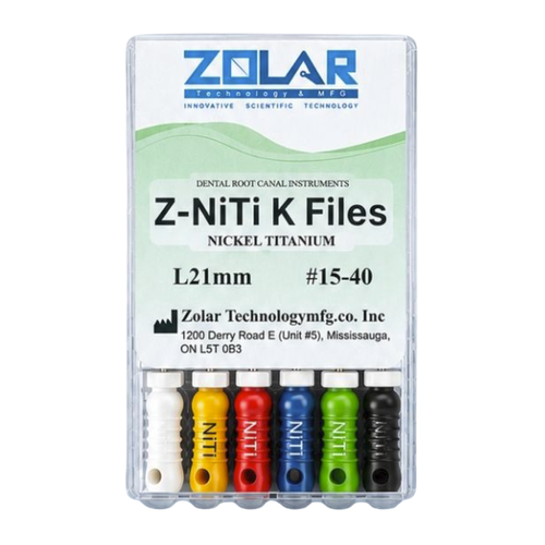 Z-NITI K Files, 6 pc./Pack