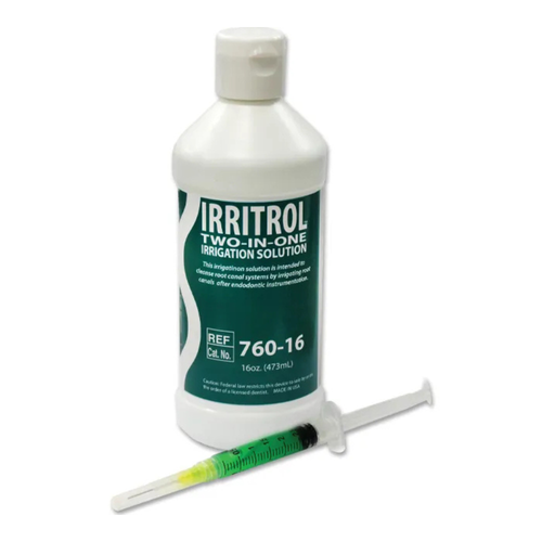 Irritrol Two-In-One Solution EDTA / Chlorhexidine 16 Oz Bottle