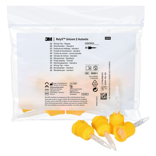 3M RelyX Unicem 2 Automix Mixing Tips Refill, Regular, 56851, 30 Tips