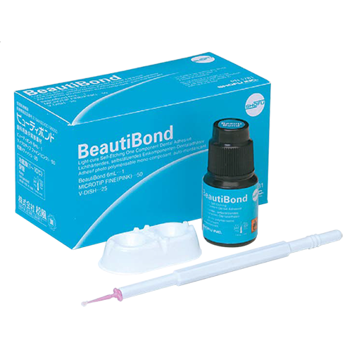 Beautibond Bottle Kit: 6ml Bottle, 50 Microbrushes, 25 V-Dish