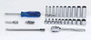 Williams 5/32 - 9/16" Williams 1/4" Dr Shallow & Deep Socket & Tool Set 6 Pt 26 Pcs & Tool Box - WSM-26HFTB 