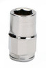 Williams Made In USA 18MM Williams 3/8" Dr Bolt Thru Socket 6 Pt - 31718BT 