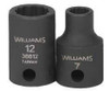 Williams 13MM Williams 3/8" Dr Shallow Impact Socket 12 Pt - 36613 