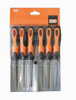 Bahco 4" Bahco File Set with Plastic Handles 6 Pcs - 1-476-04-3-2 