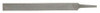 Bahco 10" Bahco Mill Two Flat Edge Hand File No Handle - Smooth Cut 10 Pack - 1-100-10-3-0 