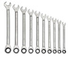 Williams 1/4 - 3/4" Williams Combination Ratcheting Wrench Set 10 Pcs - WS-1180RS 