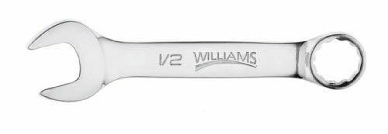 Williams 5/16" Williams Stubby High Polish Chrome Combination Wrench 12 Pt - 11310 