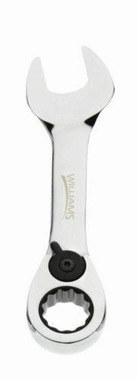 Williams 10MM Williams Stubby Reversible Ratcheting Combination Wrench 12 Pt - 1210MRCS 