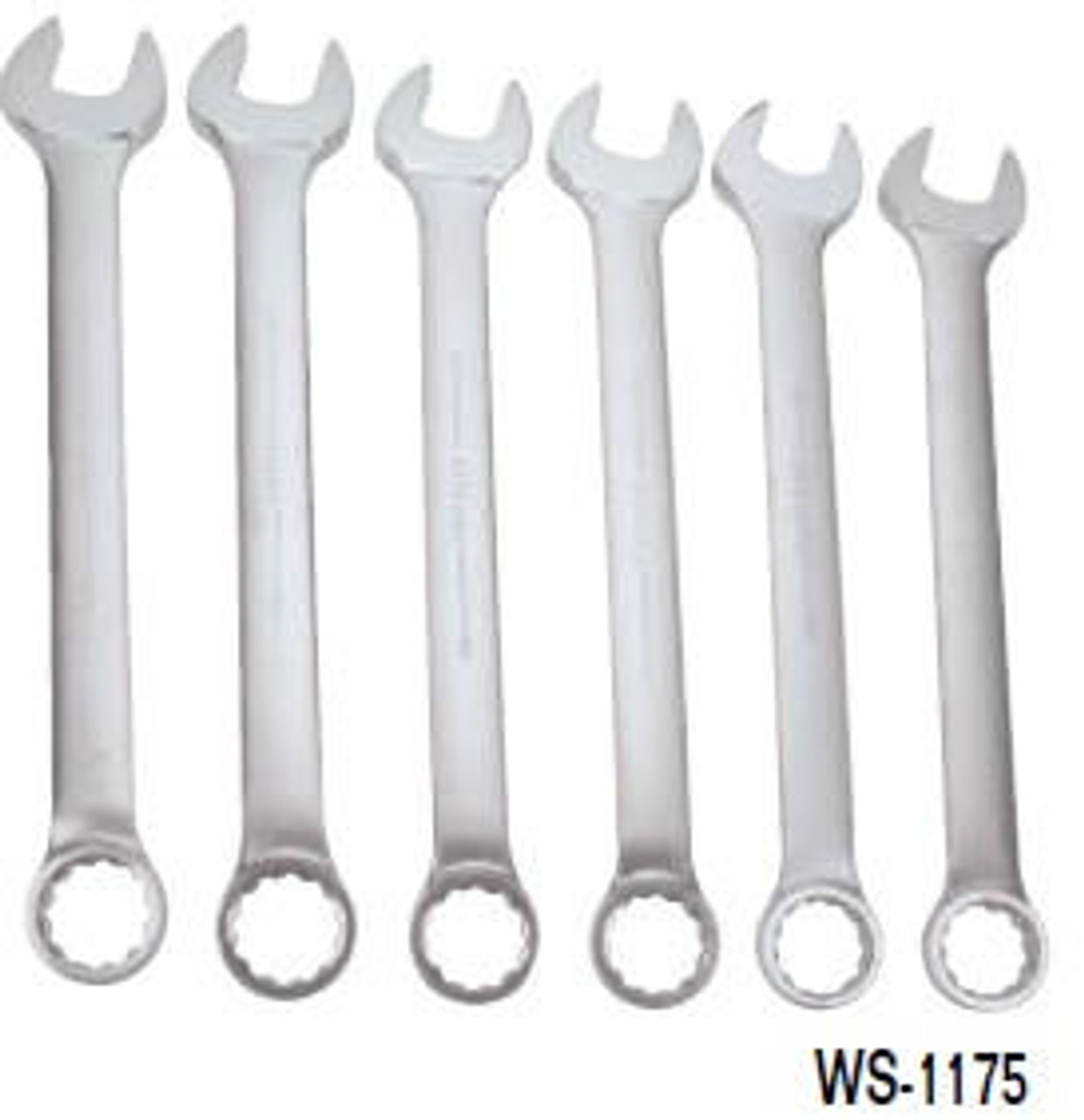 Williams 2-1/16 - 2 1/2" Williams Satin Combination Wrench Set 6 Pcs - WS-1175 