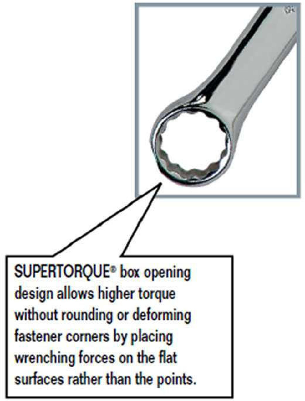 Williams 2" Williams Satin Chrome Combination Wrench 12 Pt - 1190 