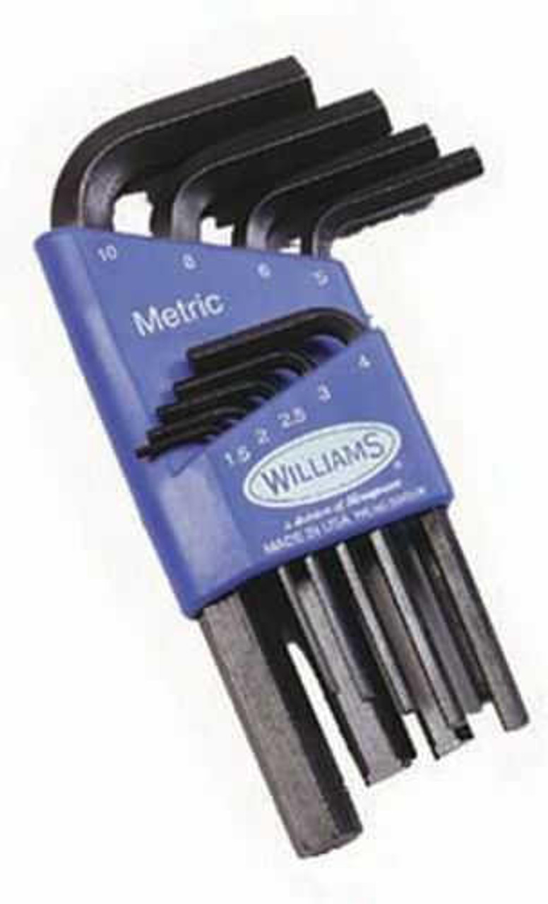  Williams Hex Key Set Short Metric 7 Pcs - 10507 