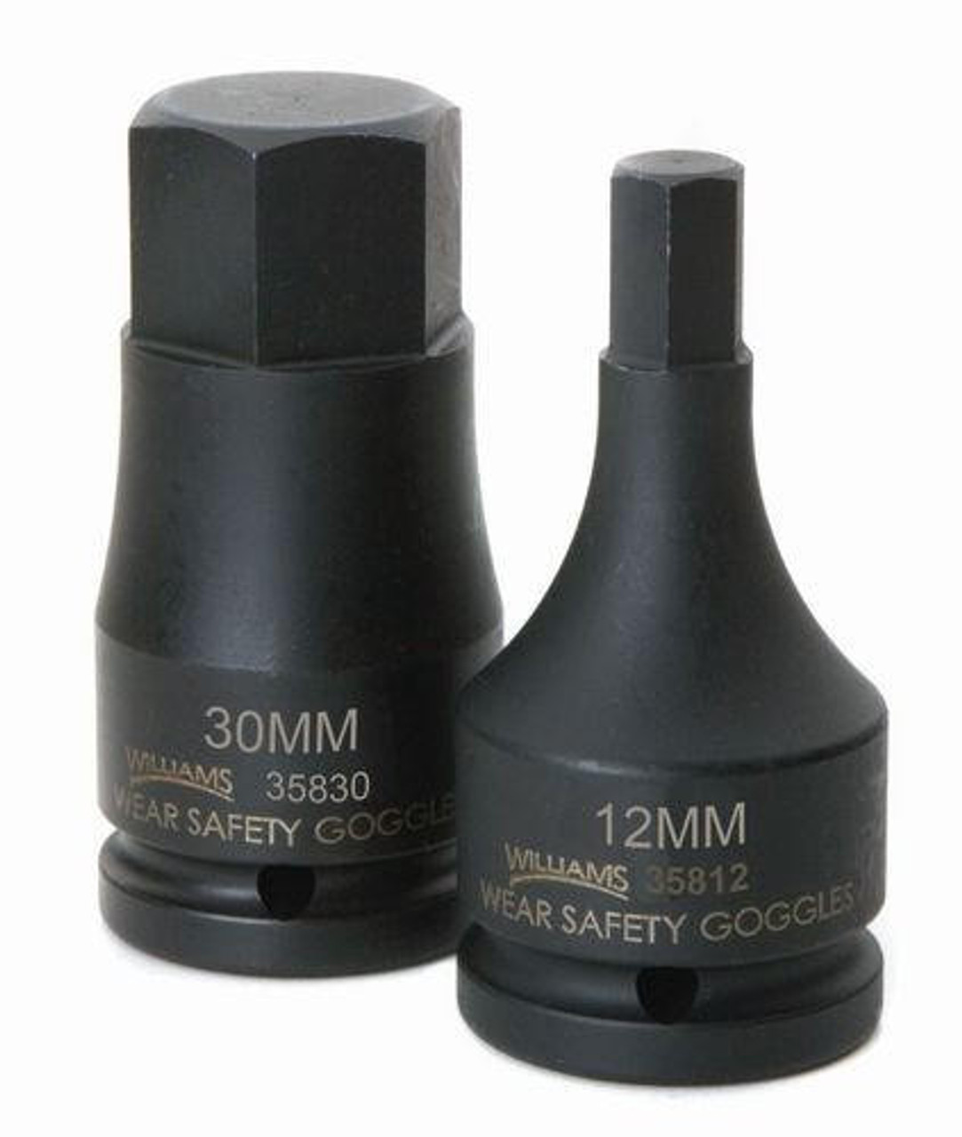 Williams 12MM Williams 3/4" Dr Impact Hex Bit Driver - 35812 