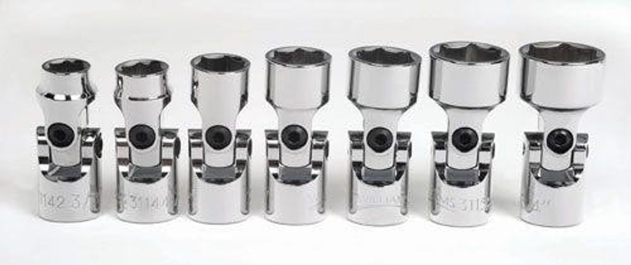 Williams 36912 7-Piece 3/8-Inch Drive Universal 6 Point Impact