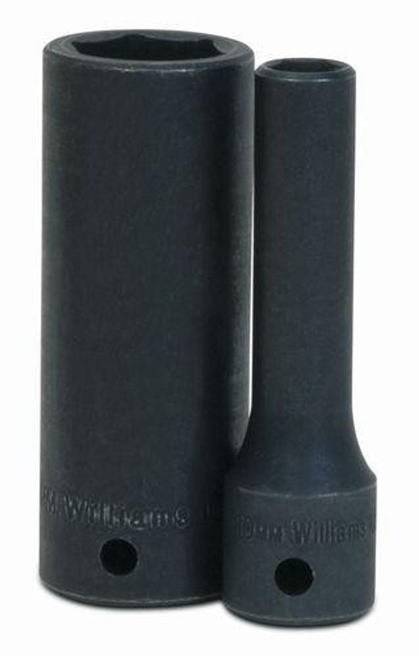 Williams Made In USA 16MM Williams 1/2" Dr Deep Impact Socket 6 Pt - 14M-616 