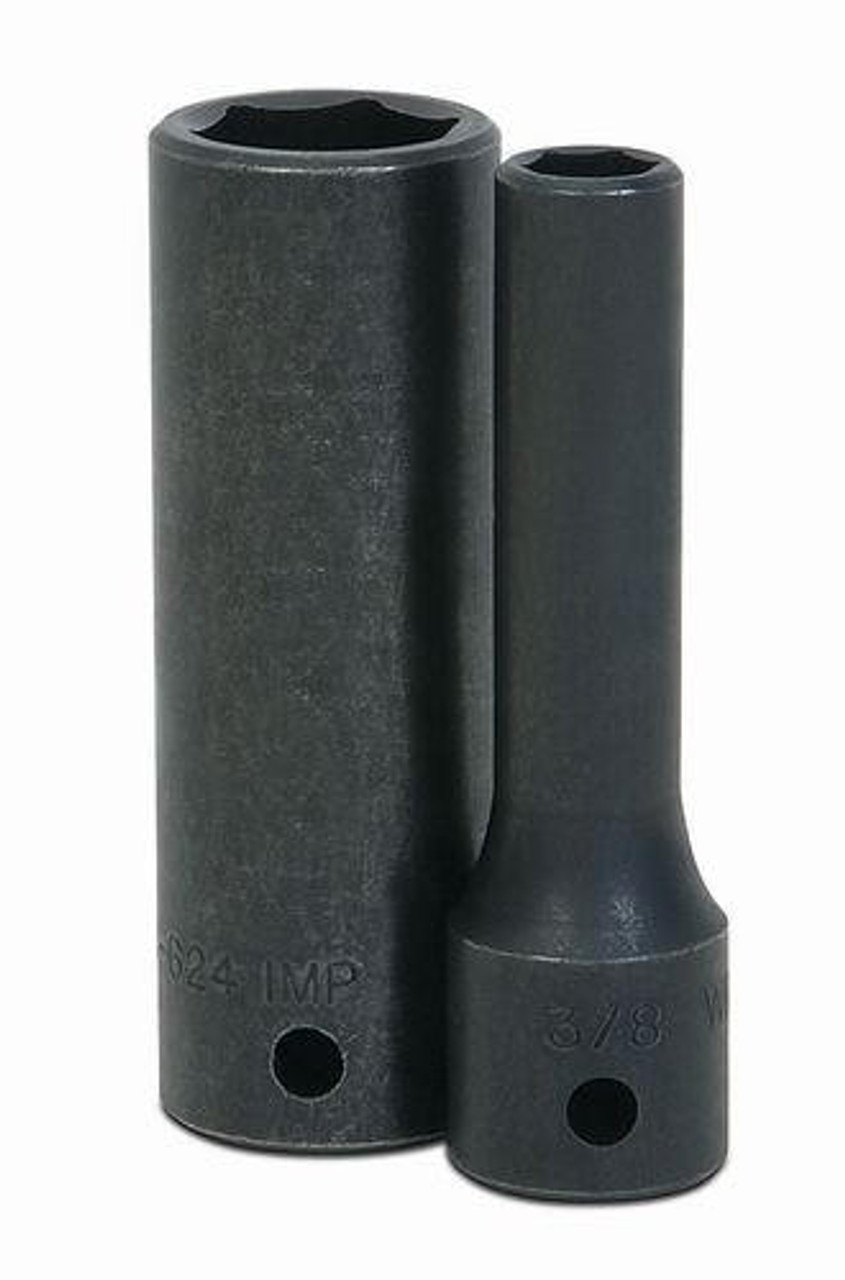Williams Made In USA 3/8" Williams 1/2" Dr Deep Impact Socket 6 Pt - 14-612 