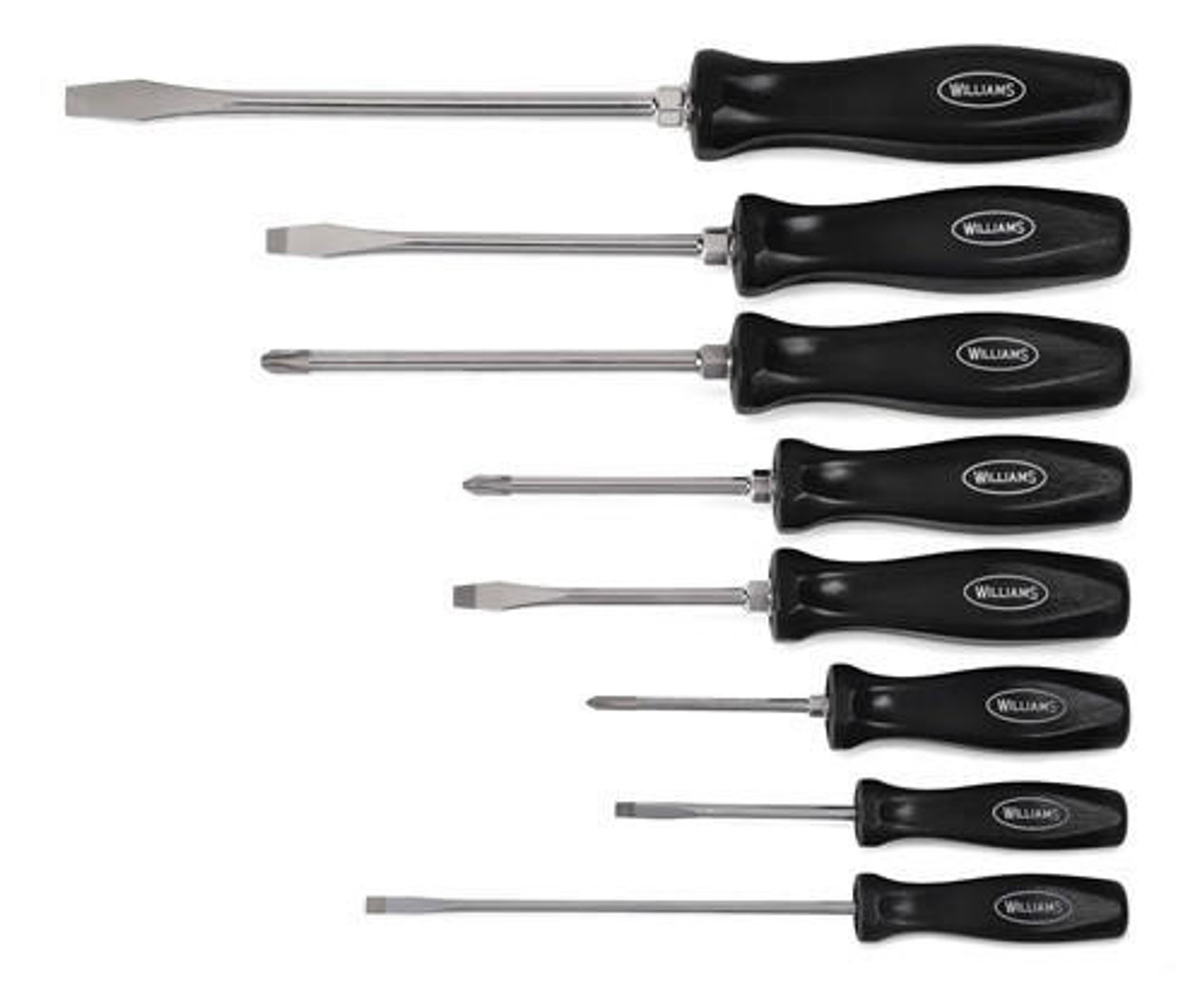 Williams Mixed Screwdriver Set 8 Pcs - 100P-8MD Pro Tool Warehouse