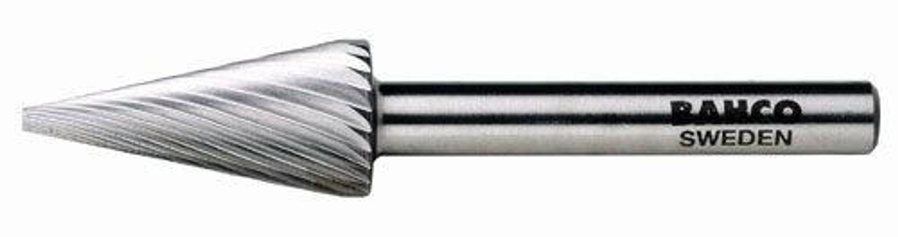 Bahco 1 1/16" Bahco Rotary Burr Conical Pointed Nose - Medium Toothing - HSSG-M1227M 