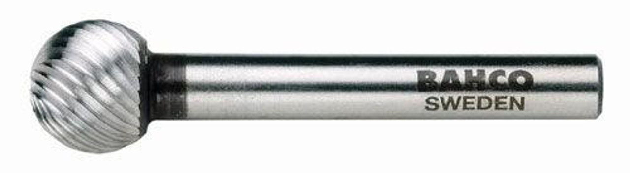 Bahco 3/8" Bahco Rotary Burrs Spherical - Medium Toothing - HSSG-D1009M 